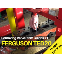 Ferguson TED20 - Removing Valve Stem Guides #1 Tractor Video