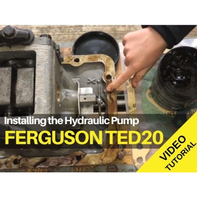 Ferguson TED20 - Installing The  Hydraulic Pump - Video