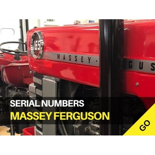 Massey Ferguson Tractor Serial Numbers
