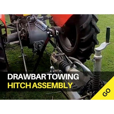  Cat 1 Tractor Drawbar Towing Hitch Assembly