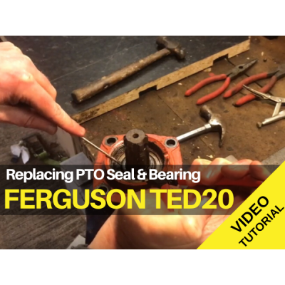 Ferguson TED20 - Replacing PTO Seal and Bearing Video