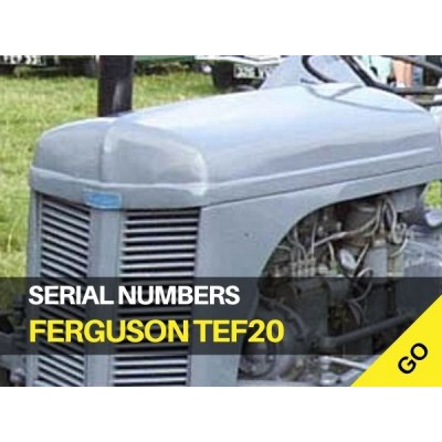 TEF20 Serial Numbers