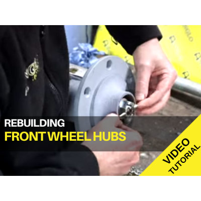 Ferguson TED20 - Rebuilding Front Wheel Hubs - Video Tutorial