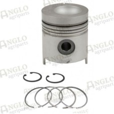 Piston & Rings - Length 129.04mm, Al-Fin Ring