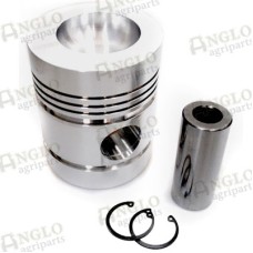 Piston & Pin - 98.48mm Bore, Plain Bowl, 5 Ring - Perkins A4.236