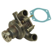 Water Pump - With Pulley, Single Groove - Hub 62.5mm - Trapezoid Bolt Pattern