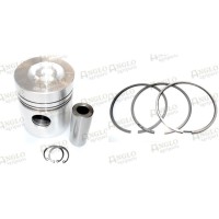 Piston & Rings - A4.248 Engine, 3 Ring