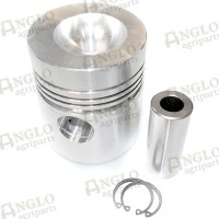 Piston & Pin - 101.05mm Bore, Normal Bowl, 4 Ring - Perkins A4.248