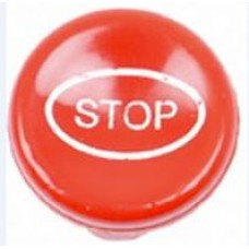 Pull To Stop Knob (Red)