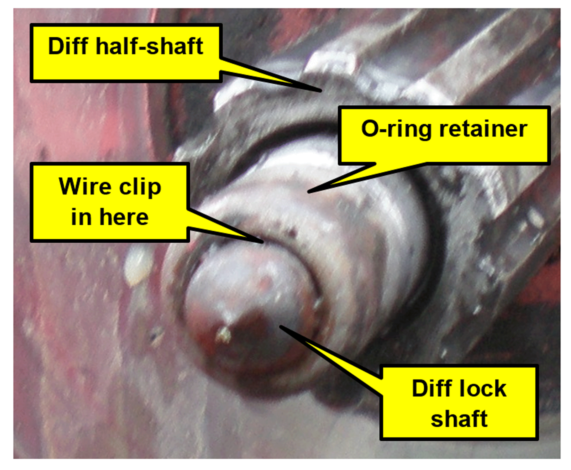 Diff lock actuator