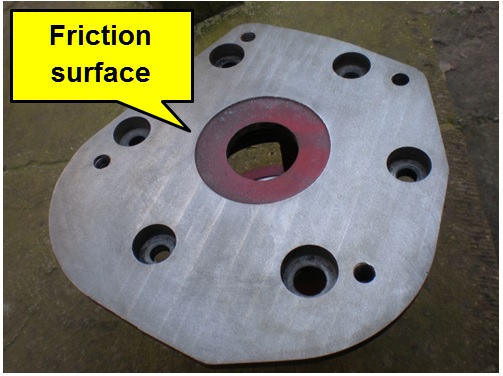 Diff bearing housing friction face